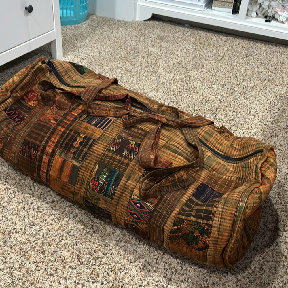 Large duffle bag from Costa Rica